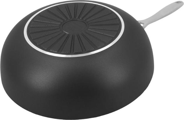 Productafbeelding Demeyere Wok aluminium industrie (28 cm, Wokpan, Roestvrij staal, Aluminium)