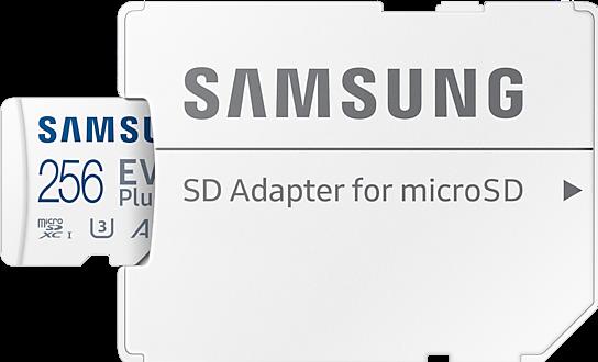 Productafbeelding Samsung EVO Plus (256 GB, microSDXC, U3, UHS-I)