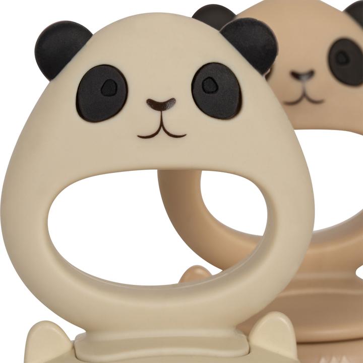 Produktbild Konges Slojd Fruchtschnuller 2er Set Panda (2 x)
