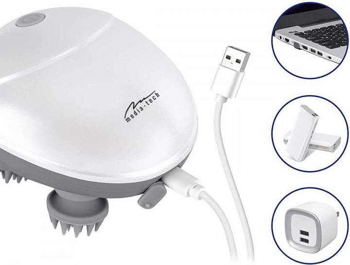 Immagine prodotto Media-Tech MT6524 Massaggiatore per la testa
