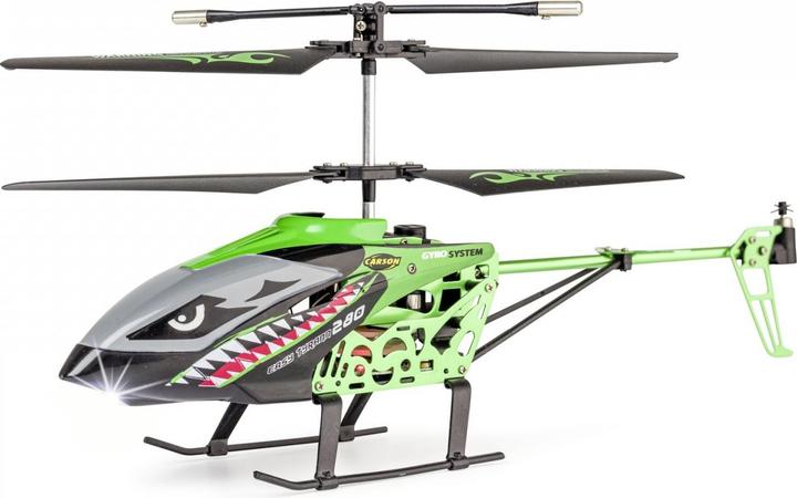 Actual product image Carson Modellsport Easy Tyrann 280 2.4G 100% RTF green RC Helicopter RtF
