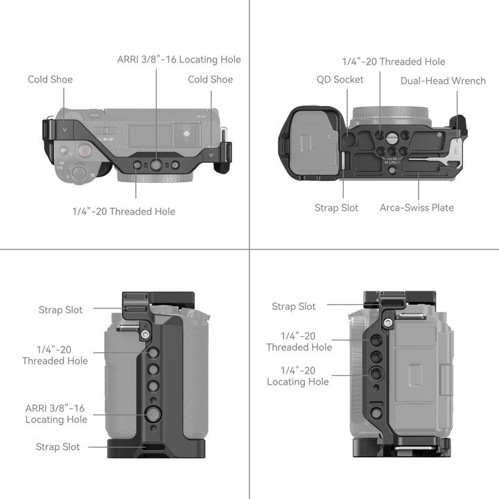 Actual product image SmallRig 4256 Cage for Sony ZV E1 (Cage)