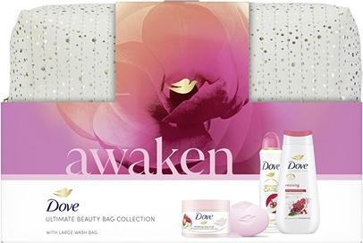 Dove Awaken Body Care Geschenkset mit Kosmetiktasche