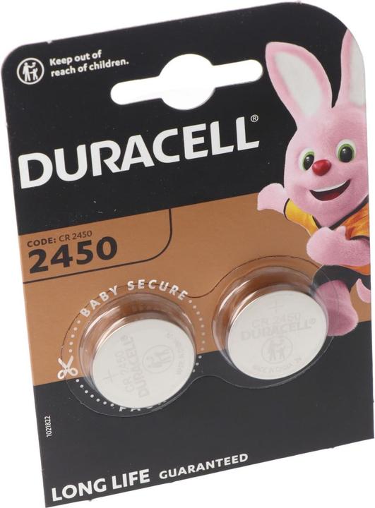 Produktbild Duracell Lithium Batterie (2 Stk., CR2450, 620 mAh)