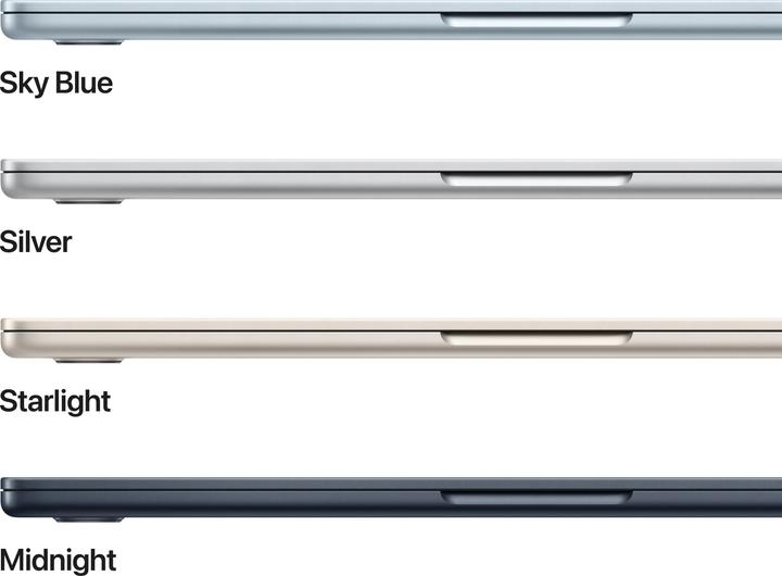Actual product image Apple MacBook Air – 2025 (13.60", M4, 24 GB, 1000 GB, DE)