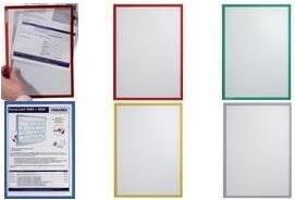 Produktbild Franken Sichttasche FRAME IT X-tra!Line, DIN A3, grau selbstklebend, Dokumentenhalter, transparent, Hartfoli (A3, 1 x)