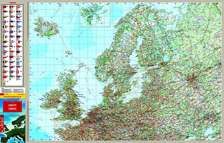 Produktbild Reisekarte Europa 1:4 Mio