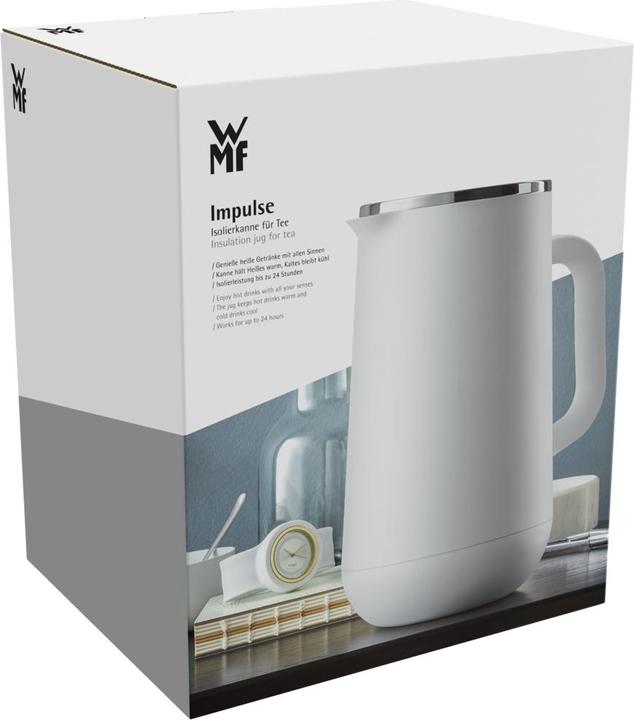 Produktbild WMF Thermoskanne Isolierkanne 1,0l Impulse Tee Kaffee Trinkflasche Edelstahl (1 l)