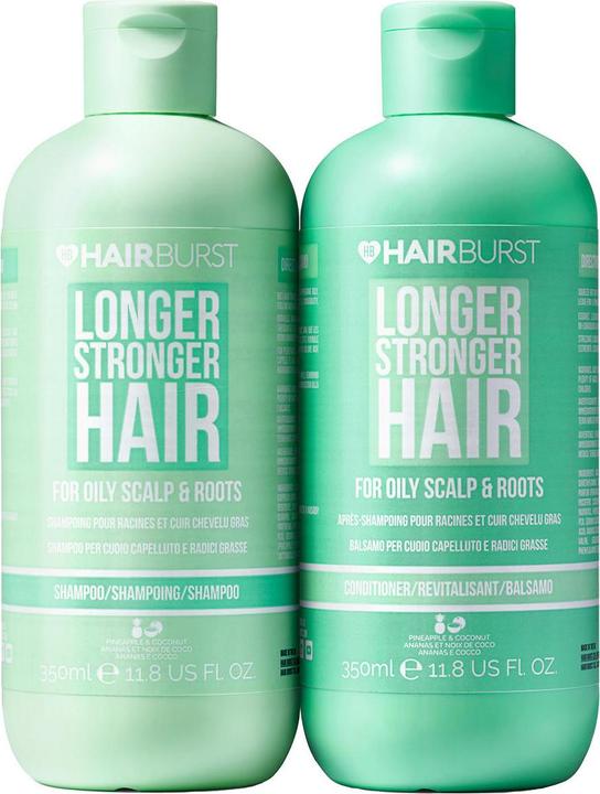 Actual product image Hairburst Hair Burst Shampoo & Conditioner Set for Oily Hair Deep Cleansing and Purifying (350 ml, Liquid shampoo)