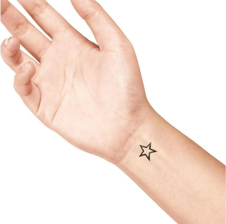 Actual product image La Dot Cosmetics Stamp tattoo stone small star