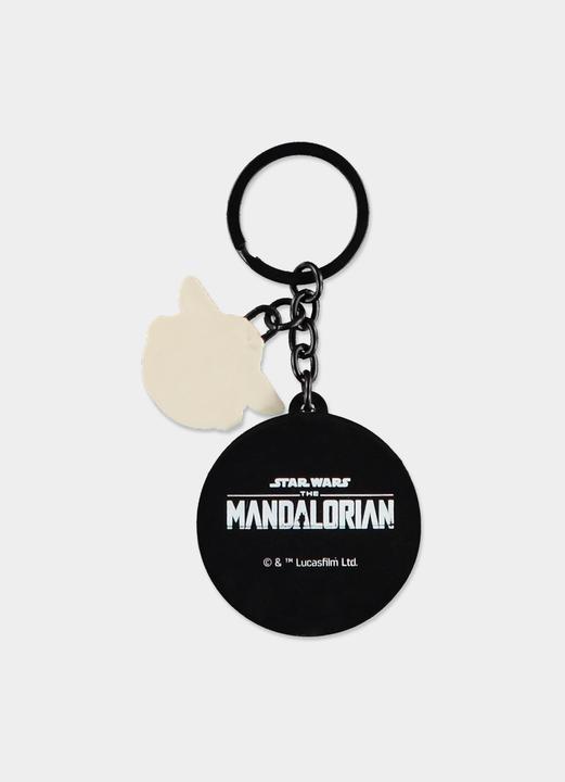 Actual product image The Mandalorian rubber keychain