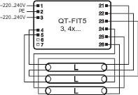 Produktbild Osram QTRONIC ECG 3X14 4X14 / 220-240v