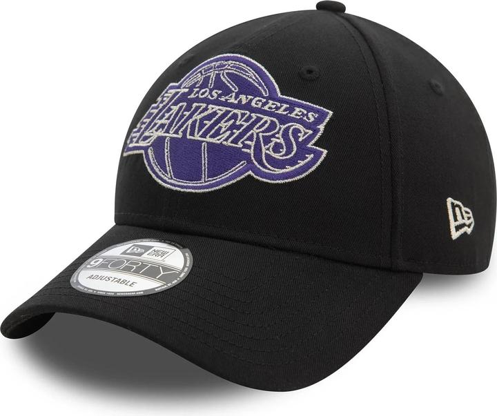 Actual product image New Era baseball cap los angeles lakers nba metallic 9forty (One size)