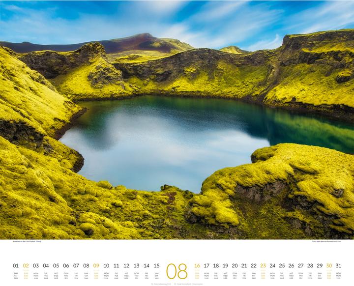 Produktbild Phantastische Landschaften Kalender 2026 (54 x 48 cm, Harter Einband, Deutsch, Französisch, Englisch)