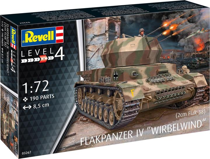 Produktbild Revell AA Tank IV Wirbelwind (2 cm Flak 38)