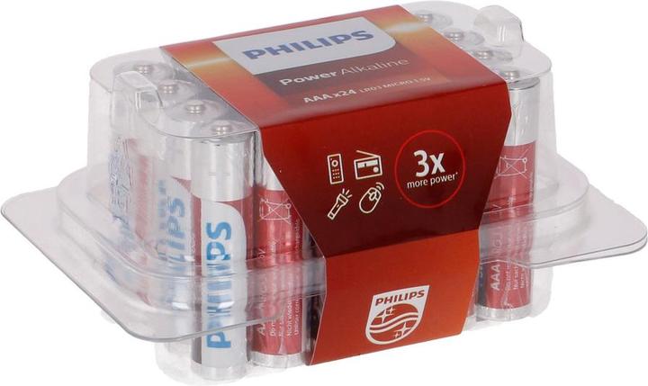 Produktbild Philips Power Alkaline (24 Stk., AAA)