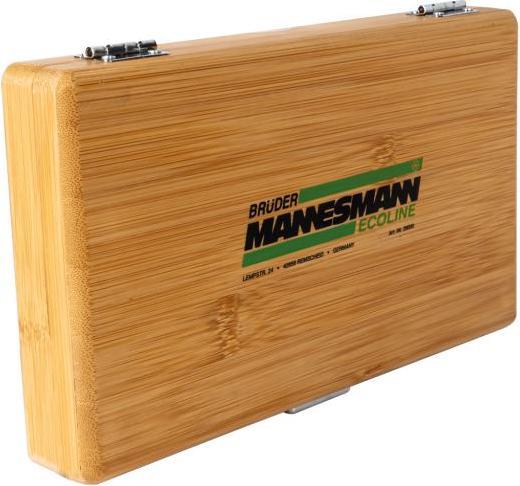Actual product image Mannesmann Socket set tool set in bamboo case 41tlg. (41 pieces)