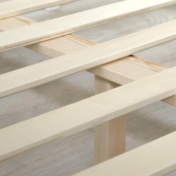 Produktbild Homestyle4u Jugendbett Einzelbett Bettgestell Tagesbett Holzbett (90 x 200 cm)
