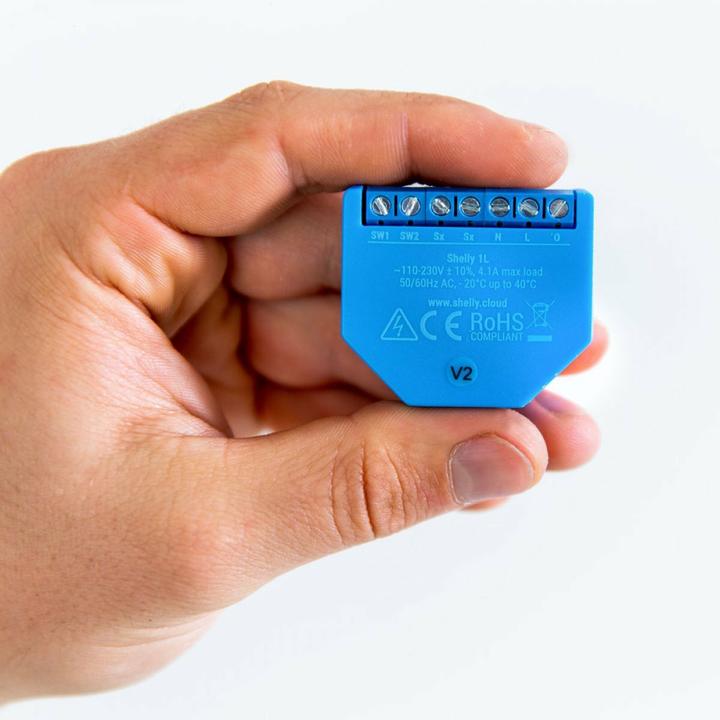 Actual product image Shelly WLAN switch actuator 1L WiFi relay