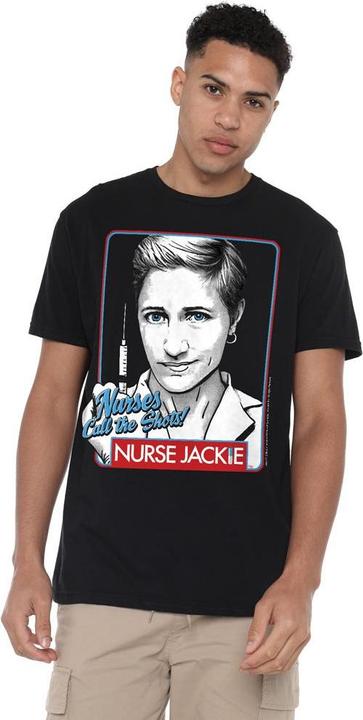 Actual product image Nurse Jackie Mens Nurses Call The Shots T-Shirt (5XL)
