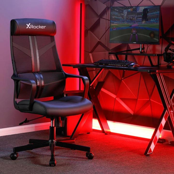 Image du produit X Rocker Chaise de jeu compacte Helix Noire