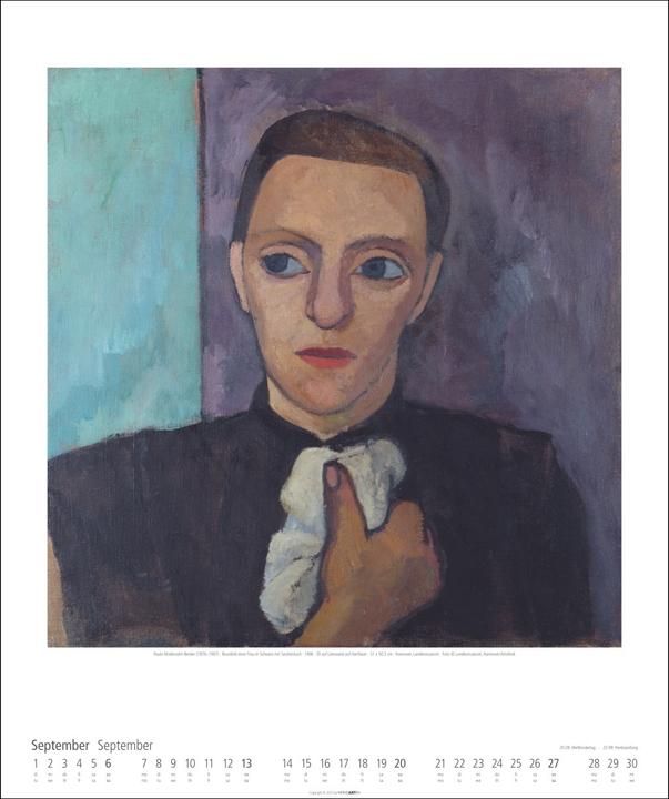 Produktbild Paula Modersohn-Becker Kalender 2026 (46 x 55 cm, Deutsch, Englisch)
