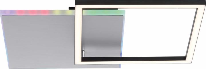Image du produit Just Light Plafonnier LED 11327-95 couleur aluminium, 31 W, 3200 lm, CCT, RGB (3200 lm)