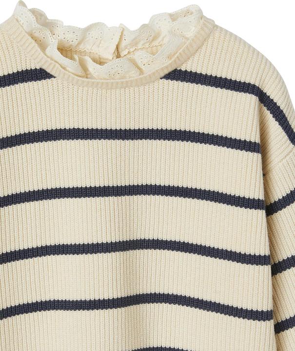 Immagine prodotto Vertbaudet Mädchen Pullover mit Volantkragen, Capsule Collection MAMA, TOCHTER & BABY Oeko-Tex (110)