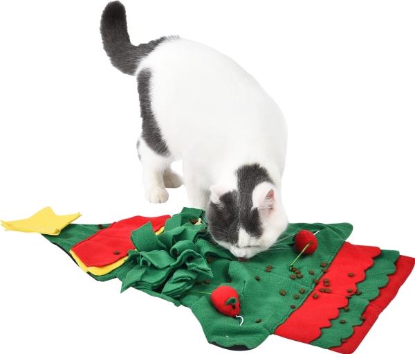 Image du produit Companion Tapis de sniffing pour chat X'mas avec catnip, 48x66cm