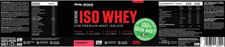 Produktbild Body Attack Extreme Iso Whey Professional (Erdbeer, 1 Stk., 1800 g)