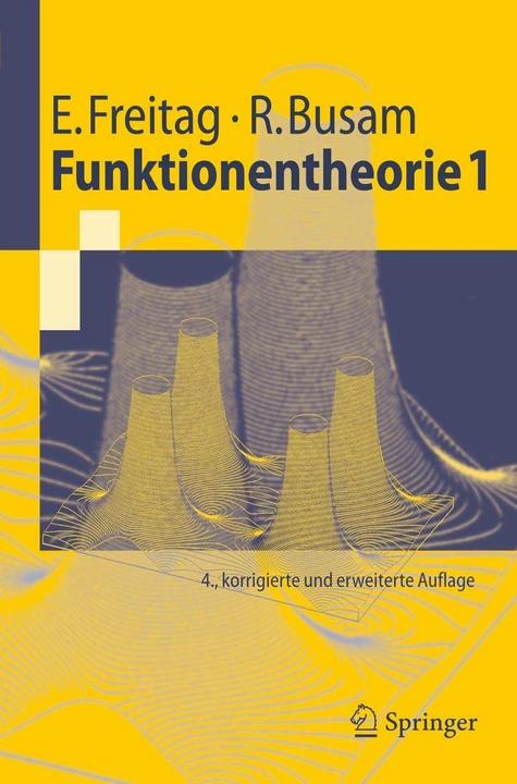 Produktbild Funktionentheorie 1 (Deutsch, Eberhard Freitag, Rolf Busam, 2006)