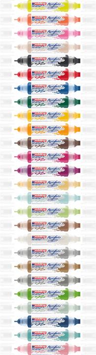 Produktbild Edding Acrylmarker 5400 Double Liner (Anthrazit, 10 mm, 1 x)
