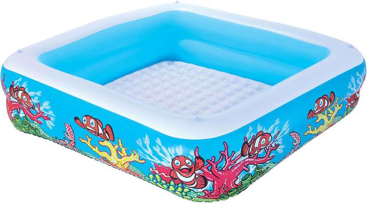 Produktbild Bestway Planschbecken Beach Buddy mit Sonnenschutzdach (140 x 140 x 114 cm)