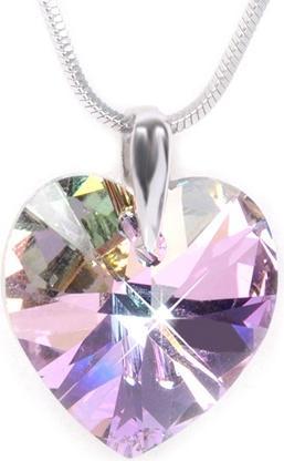 Levien Romantic Heart Necklace Vitrail Light (L)