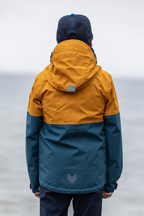 Actual product image Rukka Kids rain jacket Puck peacock (128)