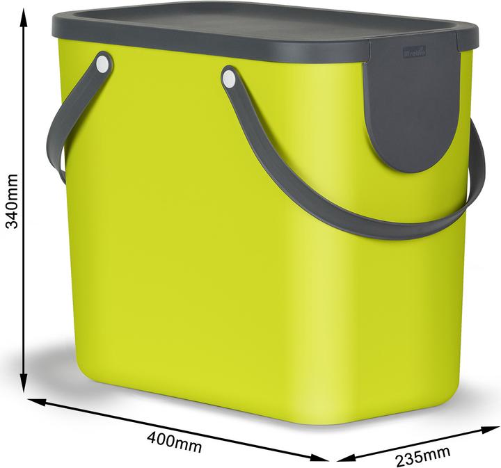 Image du produit Rotho Poubelle ALBULINO, 25L, jaune sp. (25 l)