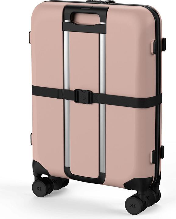 Actual product image Rollink Harde suitcase / Trolley / Travel case - Vega 360 - 65 cm - Rose (80 l, M (50 - 90l))