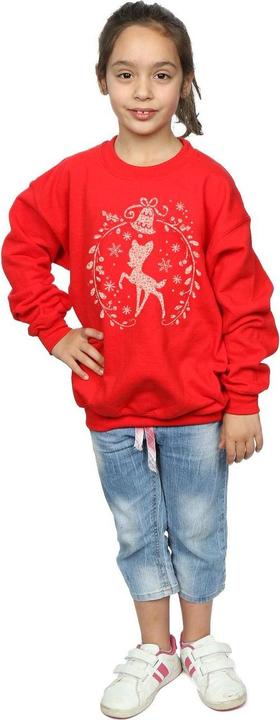 Produktbild Disney Bambi Christmas Wreath Sweatshirt Mädchen (140, 146)