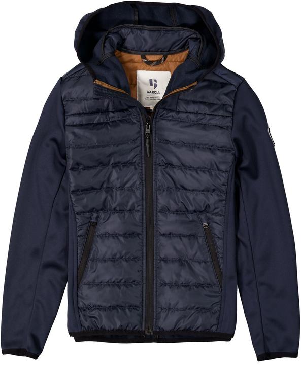 Garcia Blaue Steppjacke mit Reissverschluss (176)