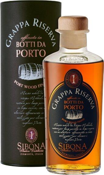 Actual product image Sibona Grappa Riserva Botti da Porto (1 x 50 cl)