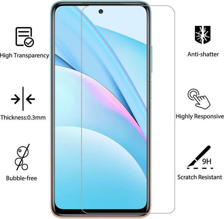 Immagine prodotto Screenguard Xiaomi Mi 10T Lite Pellicola protettiva in vetro Custodia Design amichevole (1 Pezzo/i, Mi 10T Lite)