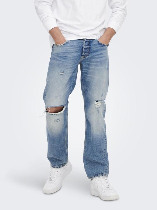 Produktbild Only & Sons ONSEDGE HELLBLAUE Loose Fit Jeans (W30/L34)