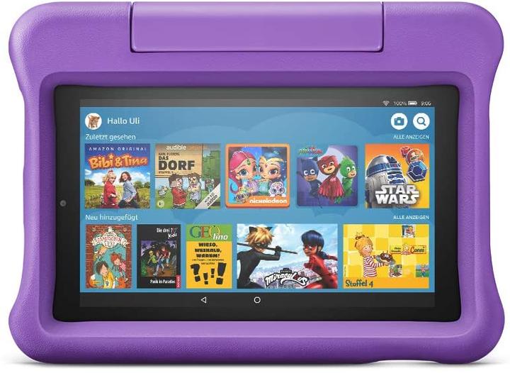 Actual product image Amazon Fire 7 Kids Edition - 17.8 cm (7 inch) - 1024 x 600 pixel - 16 GB - 1 GB - 1.3 G (7", 16 GB, Violet)