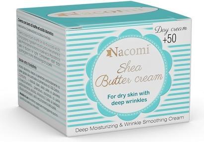 Produktbild Nacomi NACOMI Shea Butter Cream krem do twarzy z witaminą E i kwasem hialuronowym 50+ na dzień 50ml (50 ml, Tagescreme)