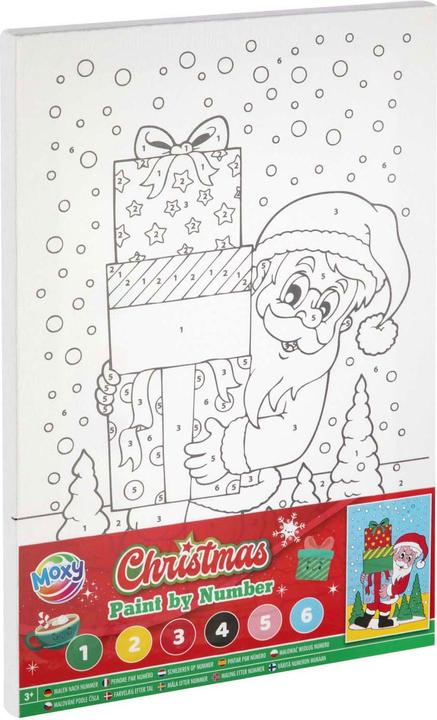Produktbild Grafix Leinwand Malen nach Zahlen Weihnachten