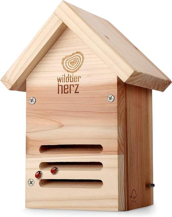 Wildtier Herz Marienkäferhaus ‎GOER-000012 (Marienkäfer)