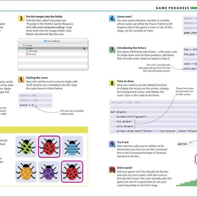 Image du produit Computer Coding Python Games for Kids (Anglais, Carol Vorderman, 2018)
