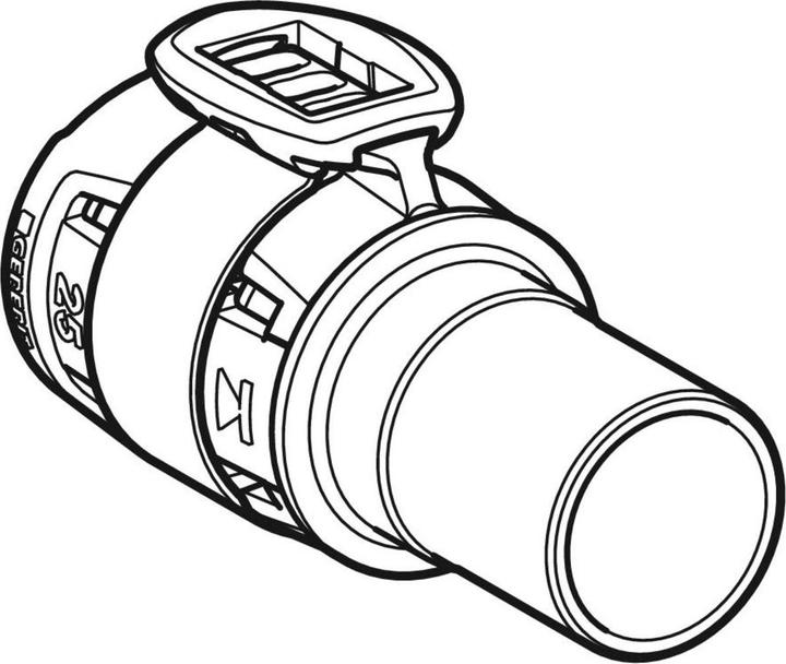Actual product image Geberit FlowFit transition to Mapress 40 x 35 mm with insertion end 620234001