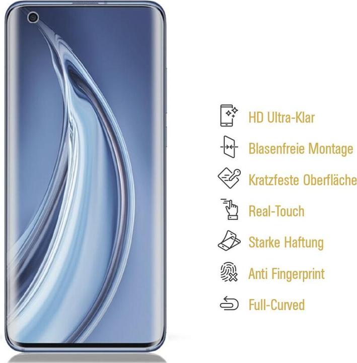 Produktbild Protectorking 6x Panzerfolie Anti-Shock Full Cover HD Klar (6 Stück, Xiaomi Mi 10 Pro)