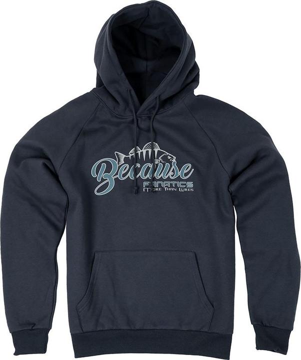 Immagine prodotto Stucki Fishing Because Fanatics Hoodie Blau (M)